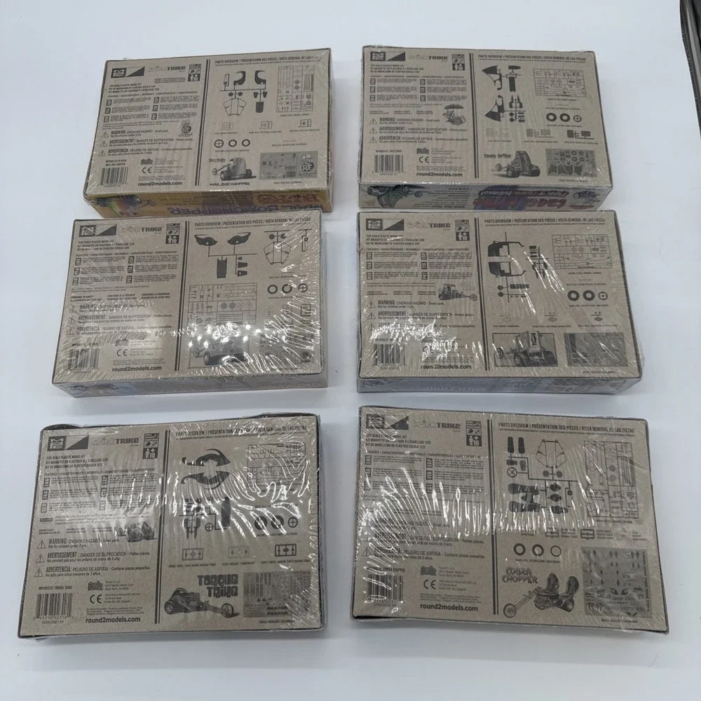 MPC Complete Trick Trike Series #1-6 Sealed - 1/25 Scale Plastic Model Kits
